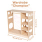 Wood and Hearts Montessori Closet