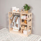Wood and Hearts Montessori Closet