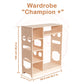 Wood and Hearts Montessori Closet Champion Plus