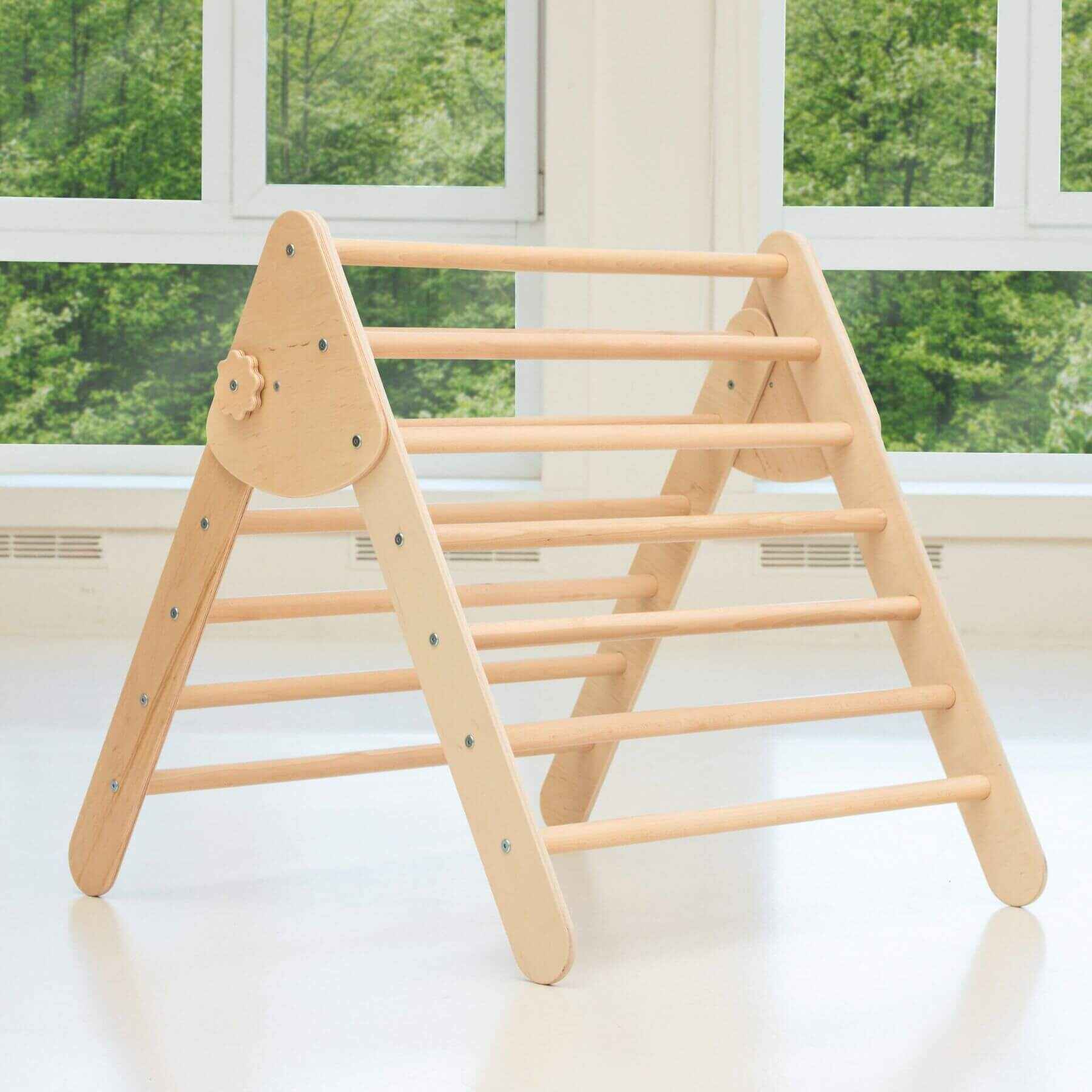 Wood and Hearts Montessori Foldable Triangle