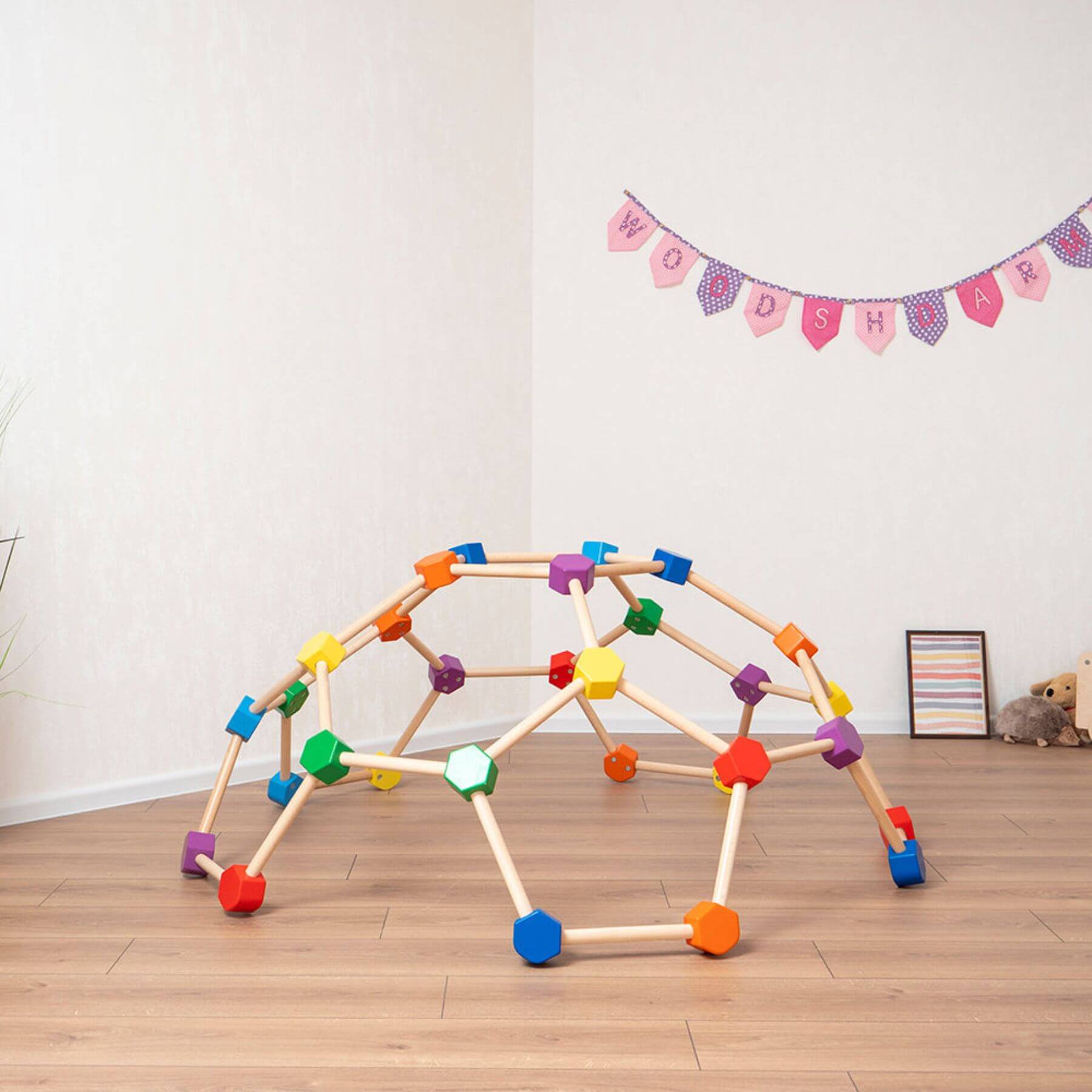 Wood and Hearts Wooden Climbing Dome