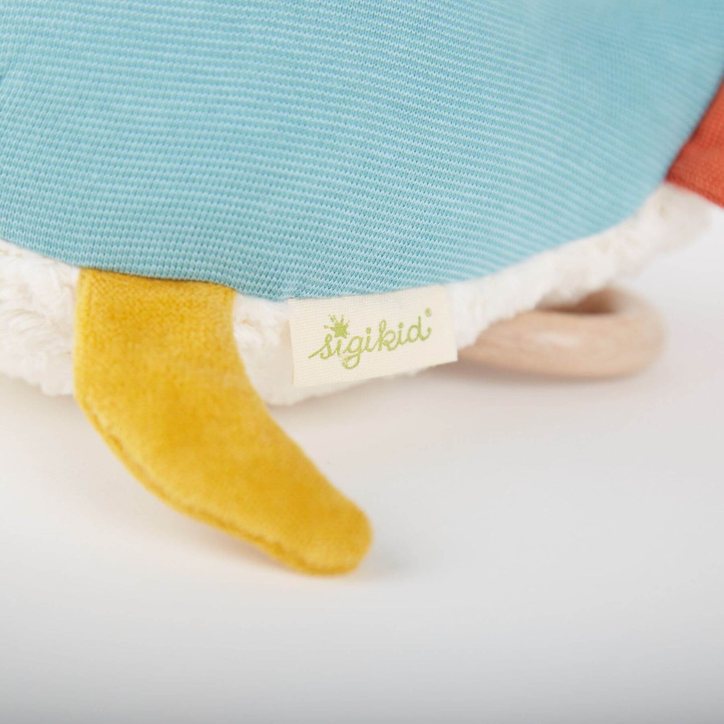 Close-up of sigikid Organic Whale Musical Toy