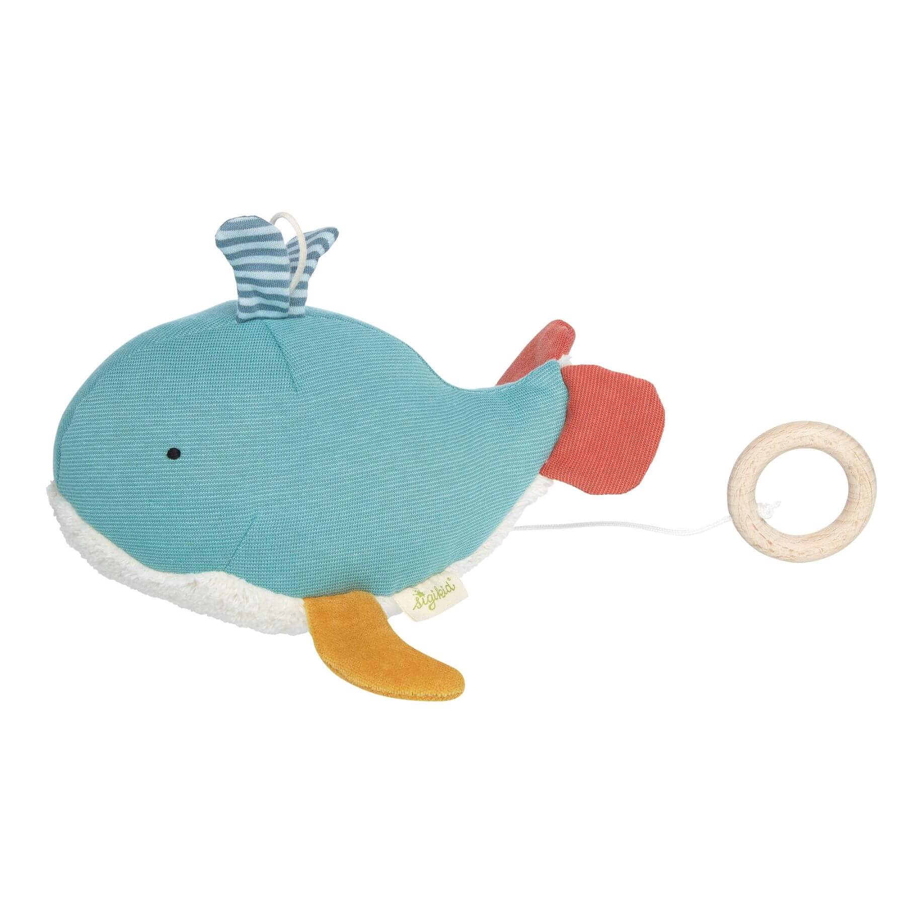 sigikid Organic Whale Musical Toy