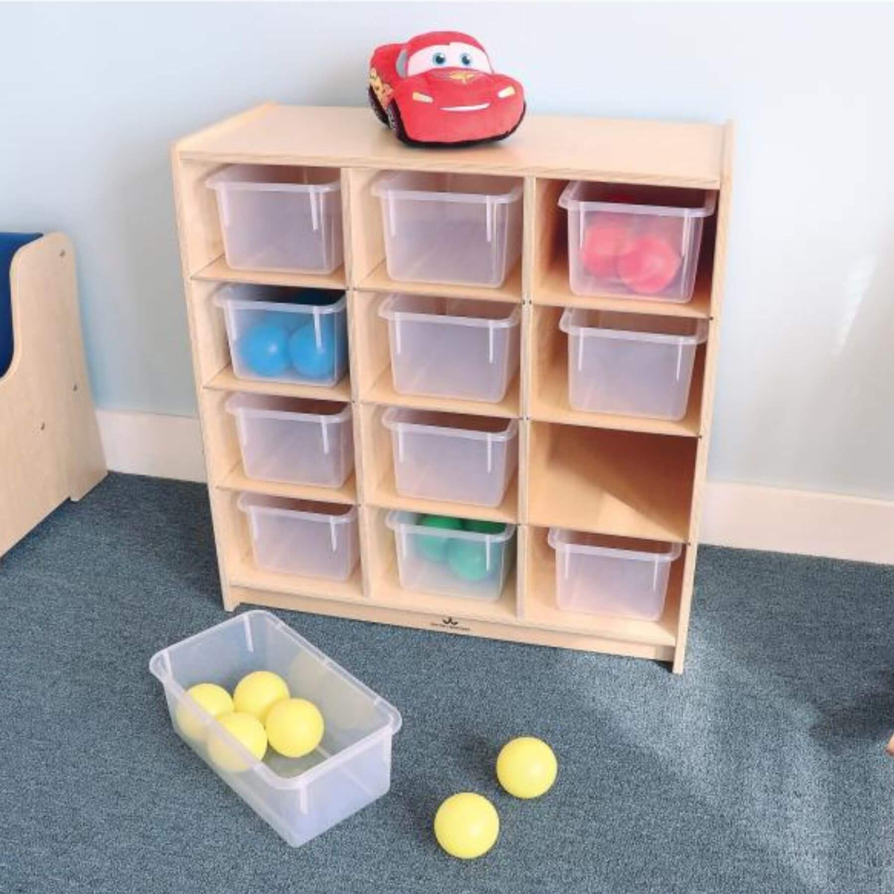 Whitney Brothers 12 Cubby Storage Cabinet - Lifestyle