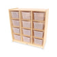 Whitney Brothers 12 Cubby Storage Cabinet