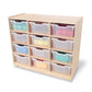 Whitney Brothers 12 Tray Mobile Storage Cabinet