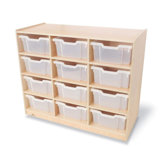 Whitney Brothers 12 Tray Mobile Storage Cabinet