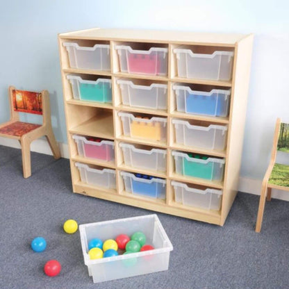 Whitney Brothers 15 Tray Mobile Storage Cabinet - Lifestyle