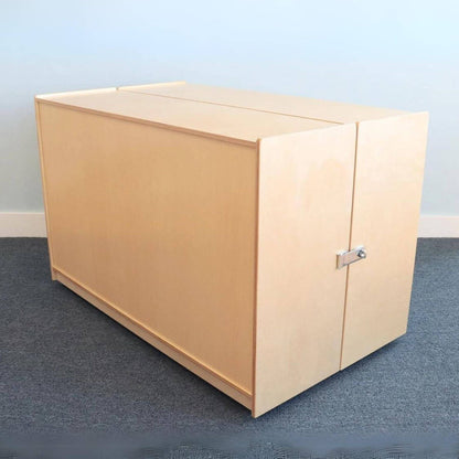 Whitney Brothers 20 Tray Fold And Roll Storage Cabinet - Back