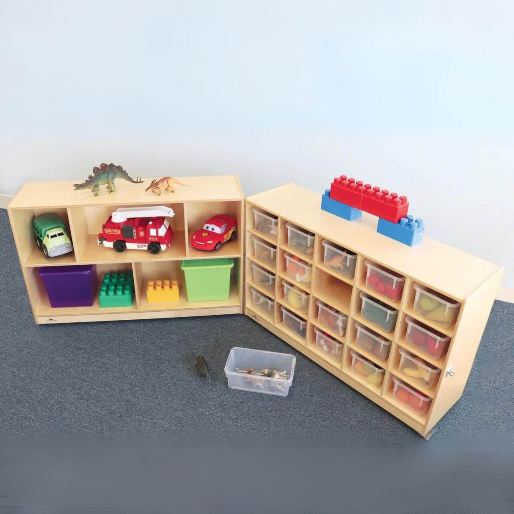 Whitney Brothers 20 Tray Fold And Roll Storage Cabinet - Lifestyle