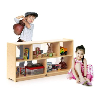 Whitney Brothers Acrylic Back Storage Cabinet 24H