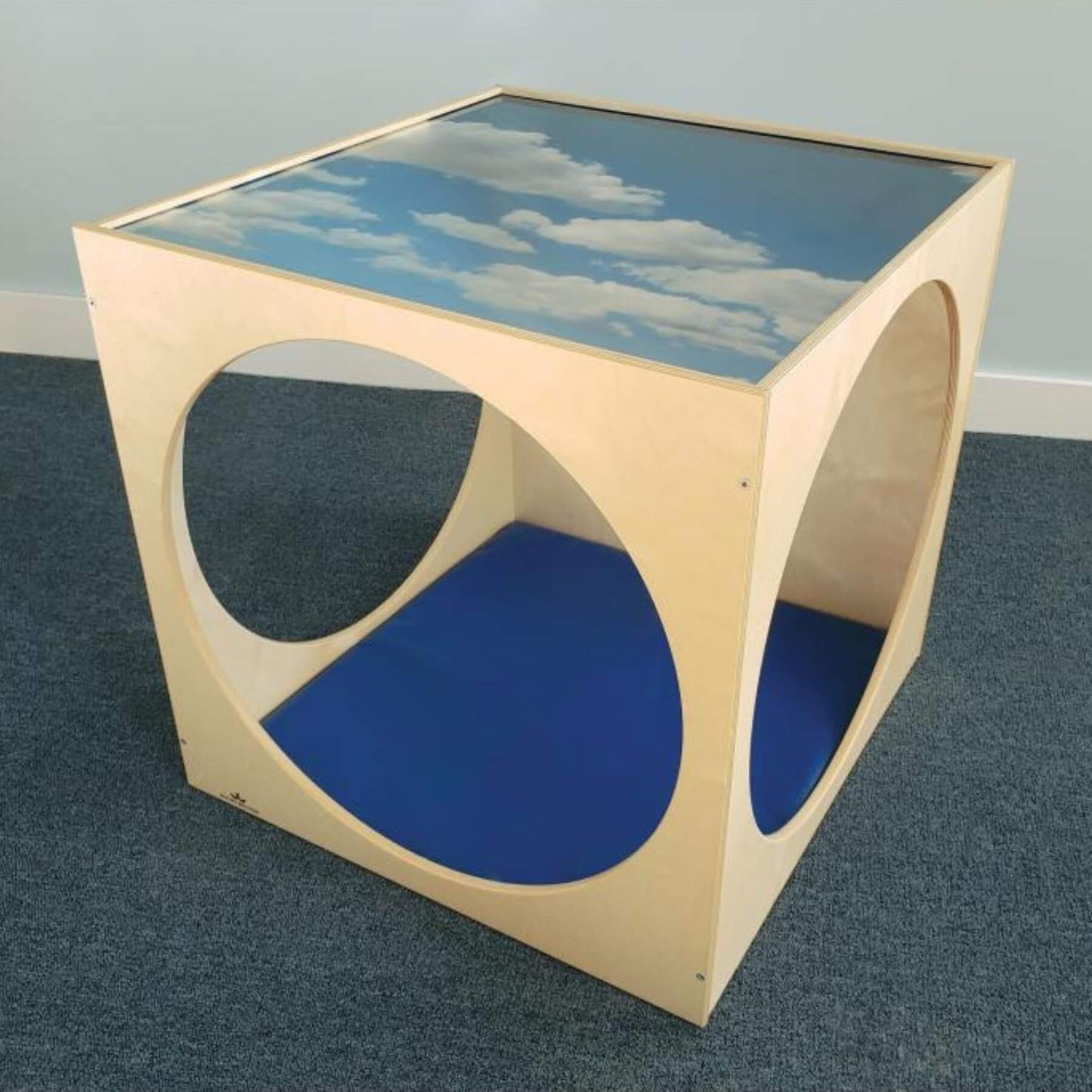 Whitney Brothers Acrylic Sky Top Playhouse Cube With Floor Mat - Lifestyle