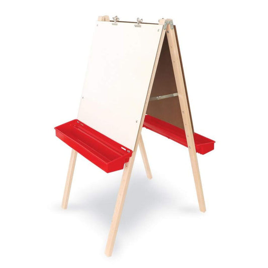 Whitney Brothers Adjustable Double Easel With Dry Erase Panels