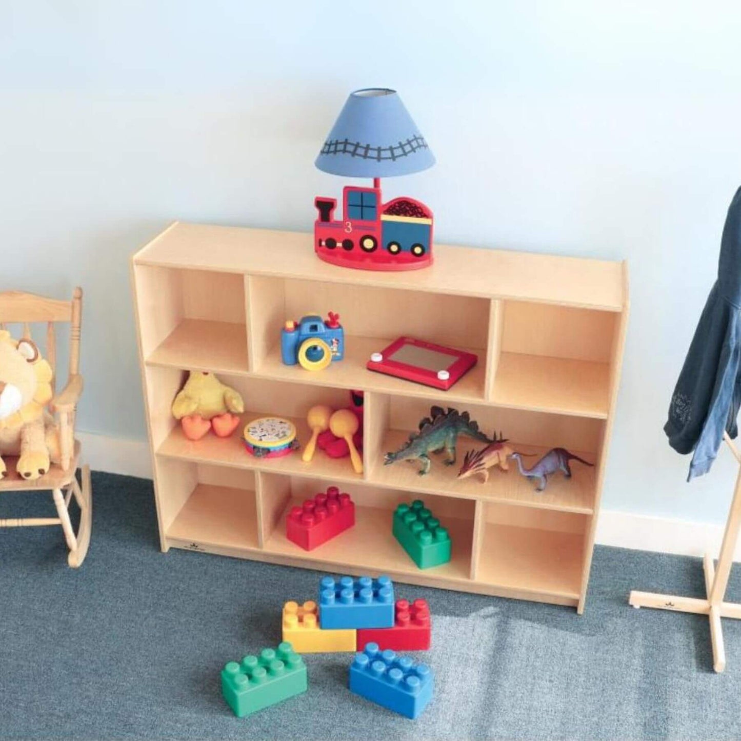 Whitney Brothers Basic Single Storage Shelf Cabinet 36H - Lifestyle