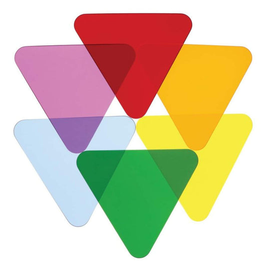 Whitney Brothers Color Wheel Triangles - Set Of Six