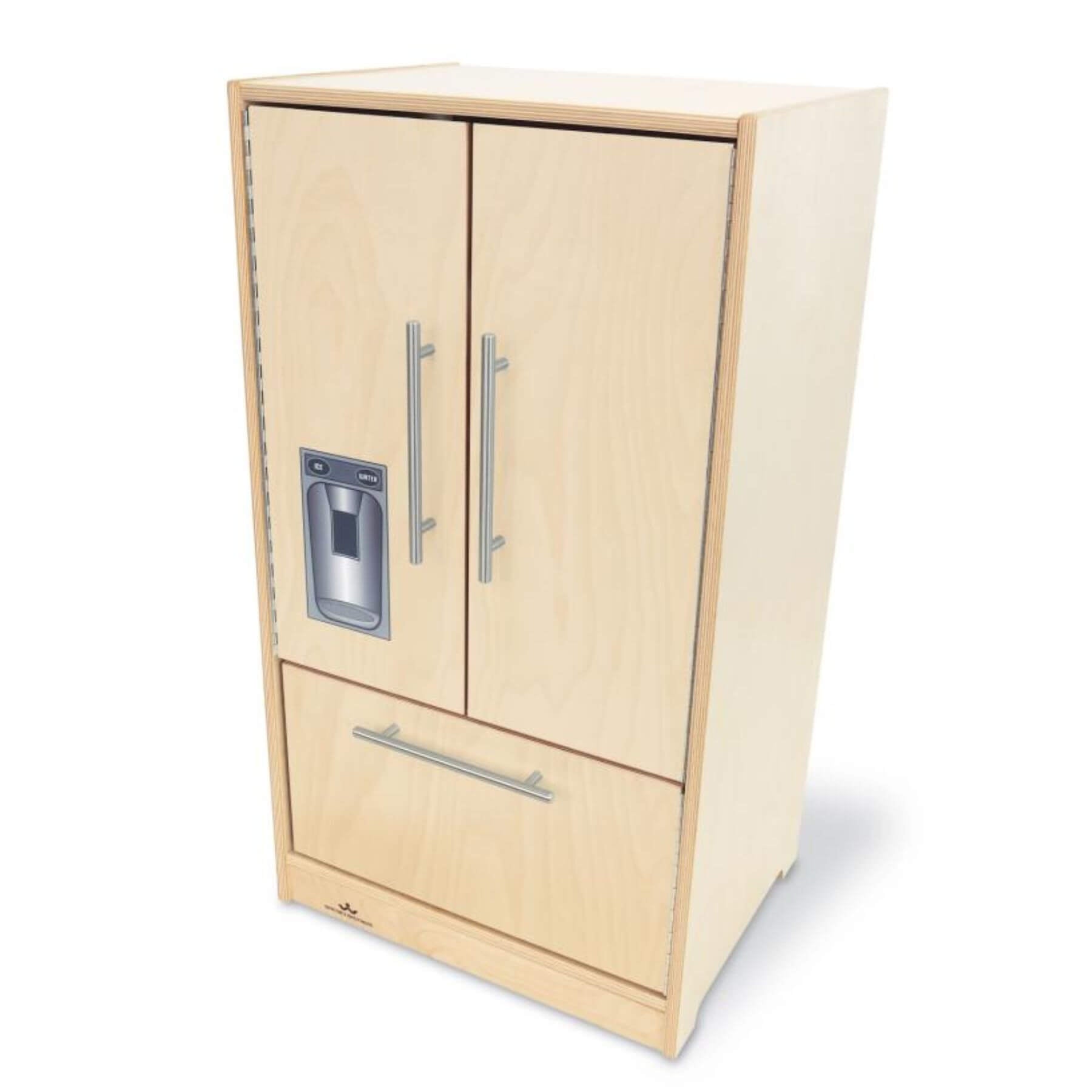 Whitney Brothers Contemporary Refrigerator Natural