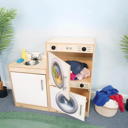 Whitney Brothers Contemporary Washer / Dryer White - Lifestyle
