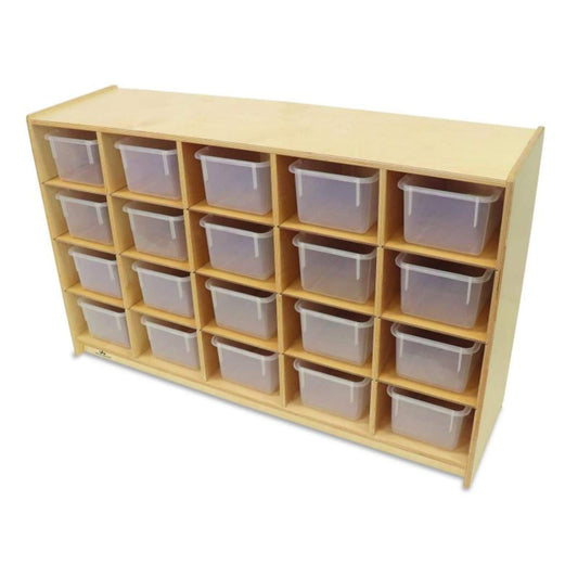 Whitney Brothers Cubby Storage Cabinet With 20 Trays