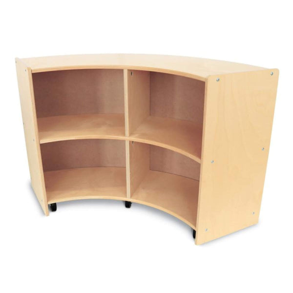 Whitney Brothers Curve Out Mobile Storage Cabinet