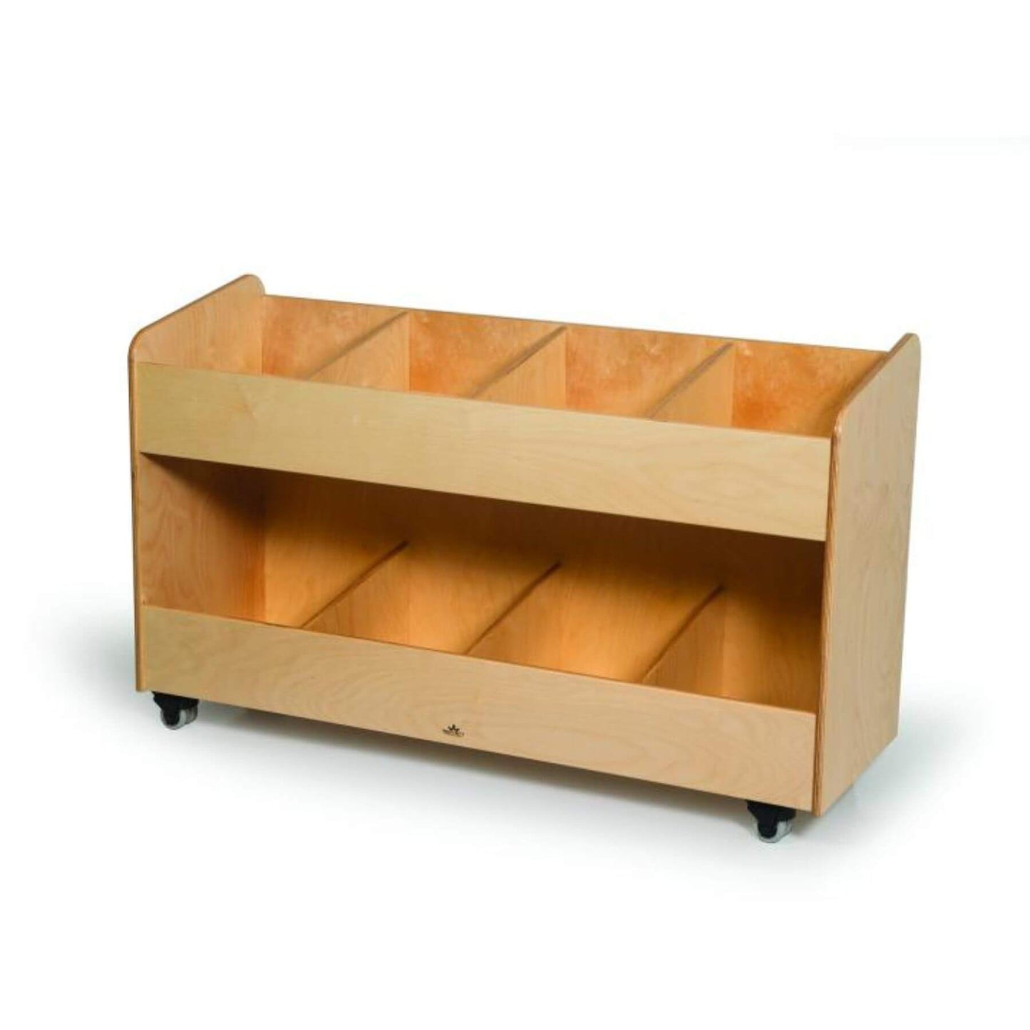 Whitney Brothers Eight Section Mobile Book Organizer