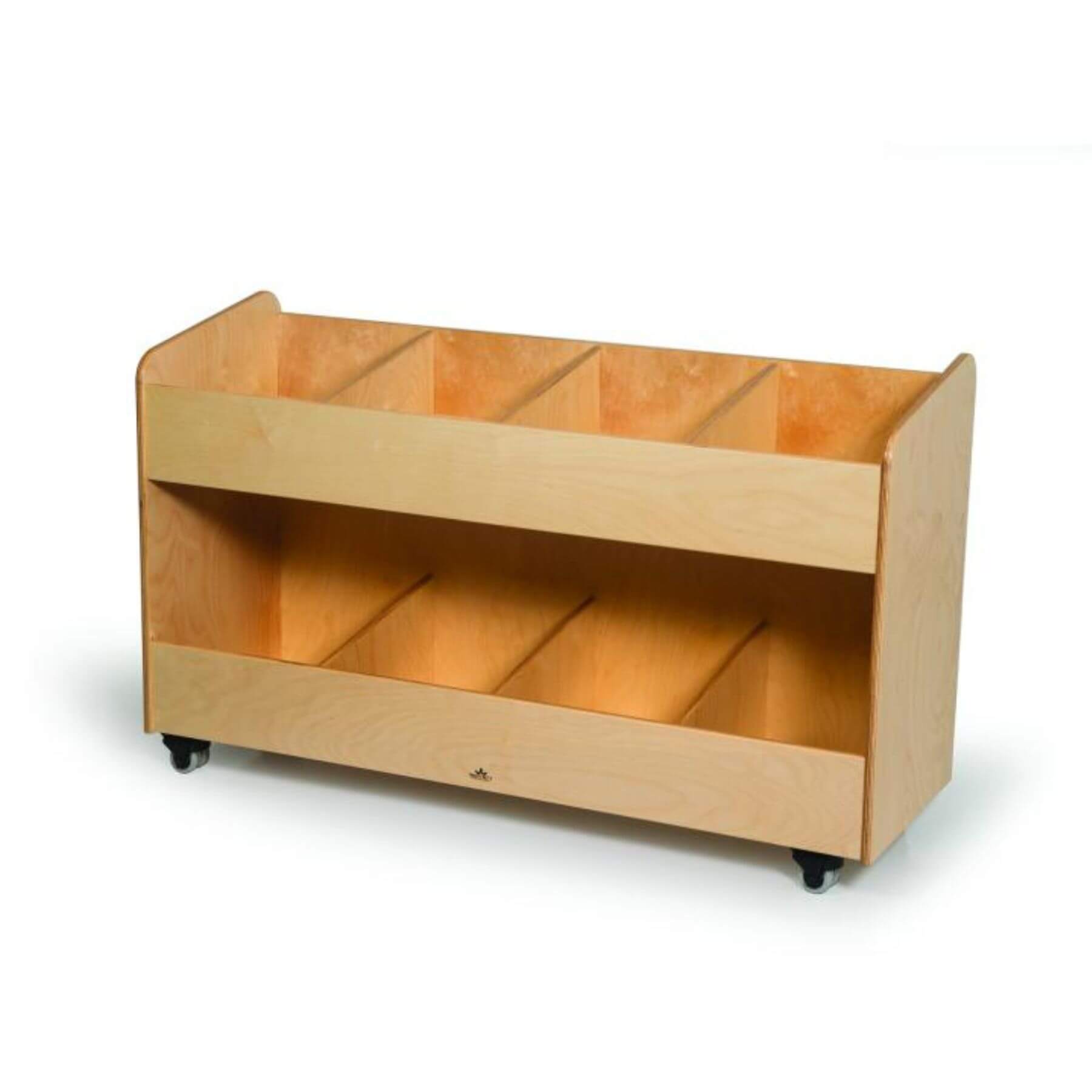 Whitney Brothers Eight Section Mobile Book Organizer