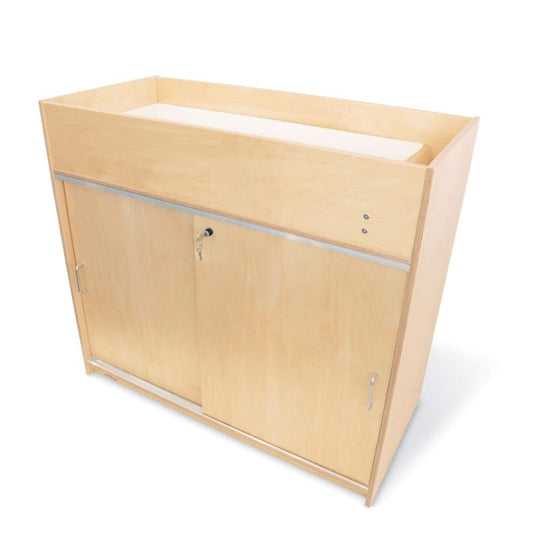 Whitney Brothers Ez Clean Birch Changing Cabinet With Trays