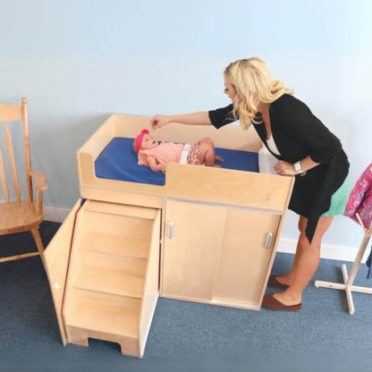 Whitney Brothers EZ Step Up Toddler Changing Cabinet - Lifestyle