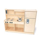 Whitney Brothers Let's Play Toddler Kitchen Combo Natural