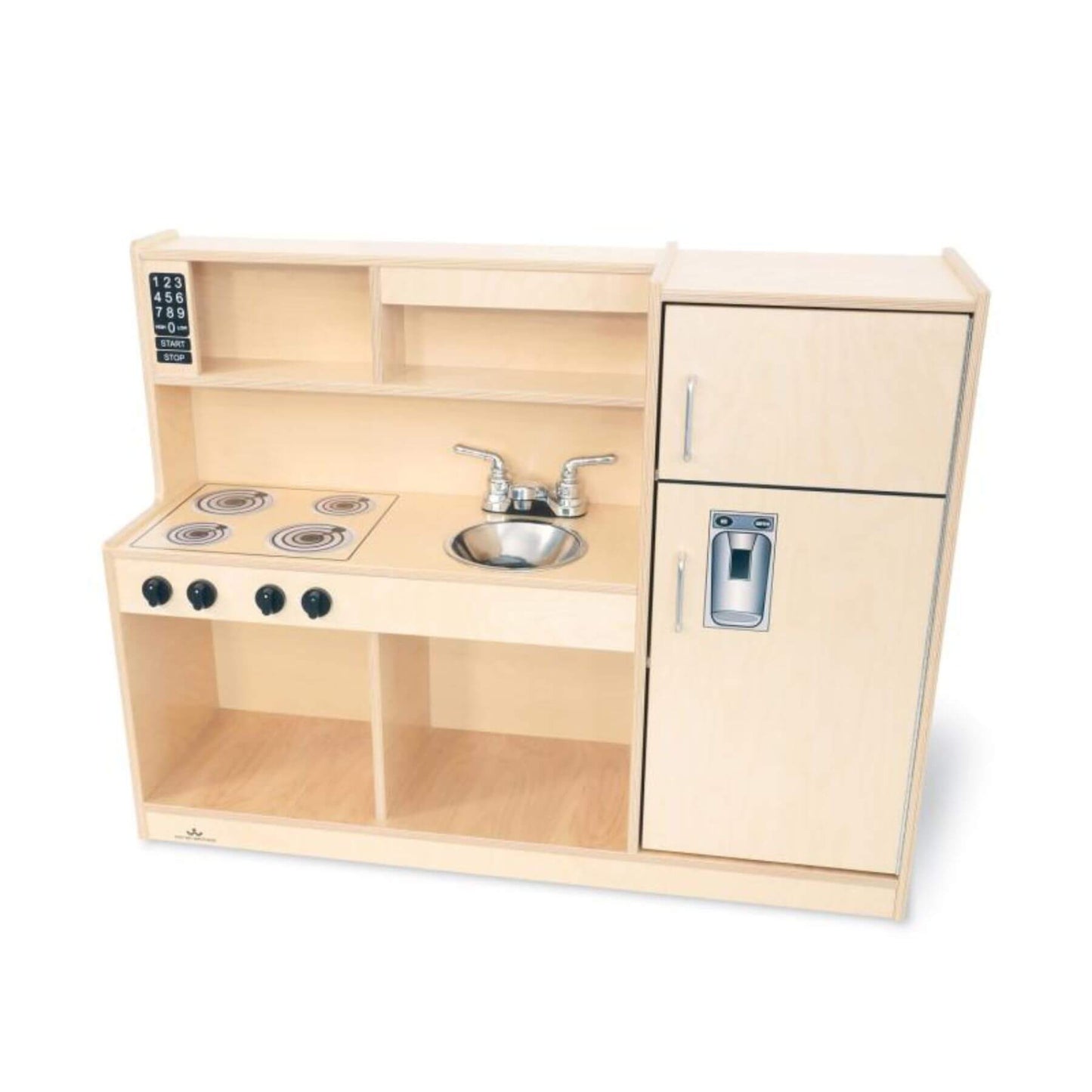 Whitney Brothers Let's Play Toddler Kitchen Combo Natural