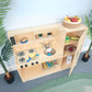 Whitney Brothers Let's Play Toddler Kitchen Combo Natural - Lifestyle