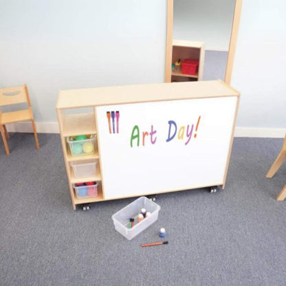 Whitney Brothers Magnetic Write And Wipe Mobile Cabinet - Lifestyle