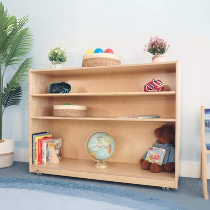Whitney Brothers Mobile Shelf Cabinet 36H - Lifestyle
