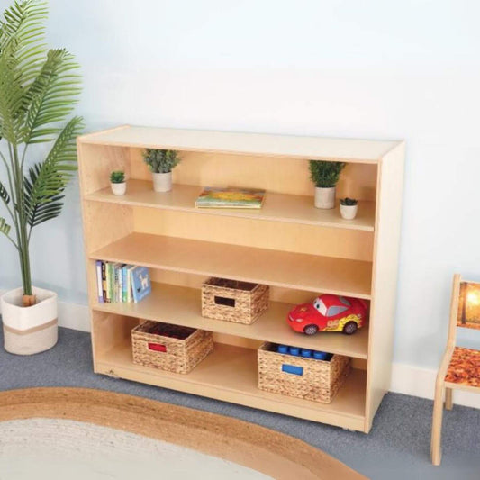Whitney Brothers Mobile Shelf Cabinet 42H -Lifestyle