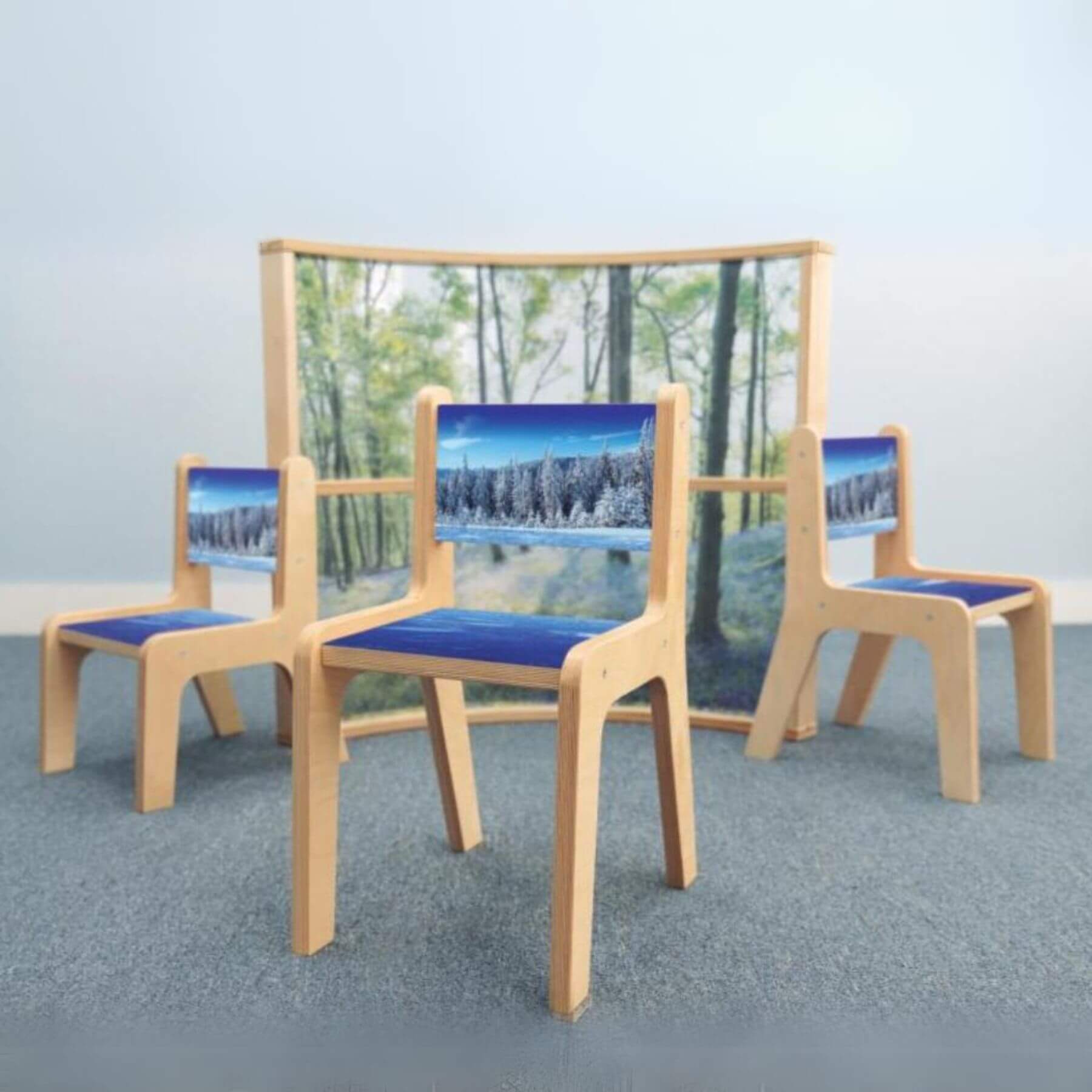 Whitney Brothers Nature View 14H Chair Winter - Lifestyle