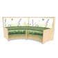 Whitney Brothers Nature View Curve Out Sofa