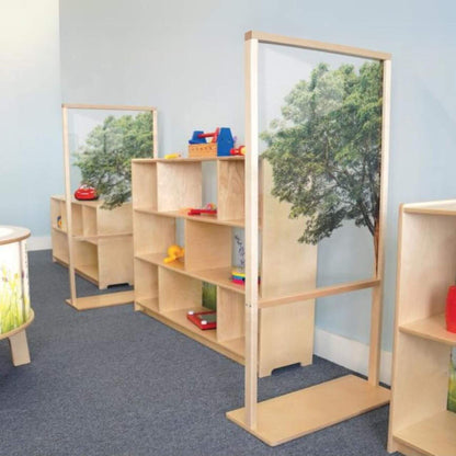 Whitney Brothers Nature View Floor Standing Partition 25W - Lifestyle