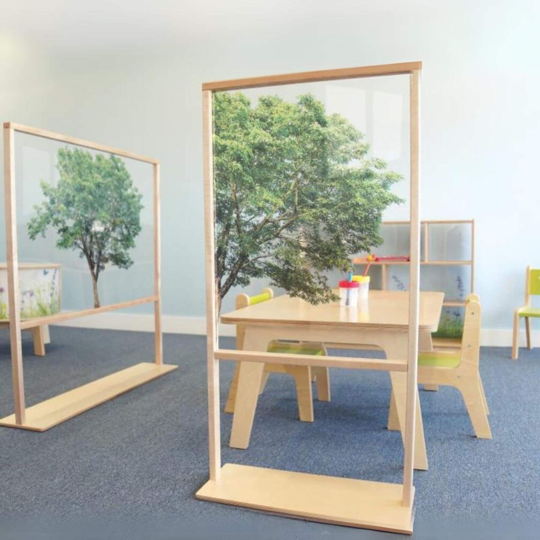 Whitney Brothers Nature View Floor Standing Partition 25W - Lifestyle