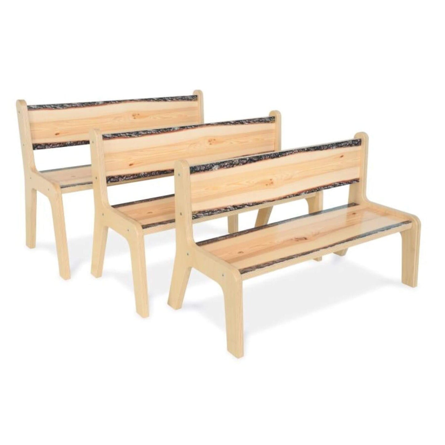 Whitney Brothers Nature View Live Edge Bench