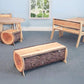 Whitney Brothers Nature View Live Edge Log Bench 12H - Lifestyle