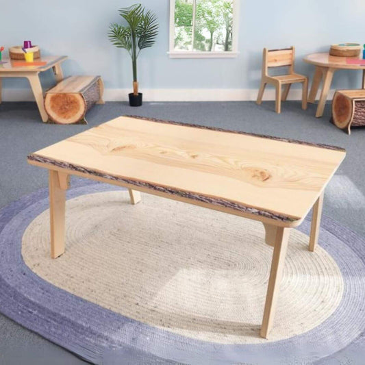 Whitney Brothers Nature View Live Edge Rectangle Table 20H - Lifestyle