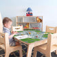 A Boy Plays at Whitney Brothers Nature View Pond Table 20"H