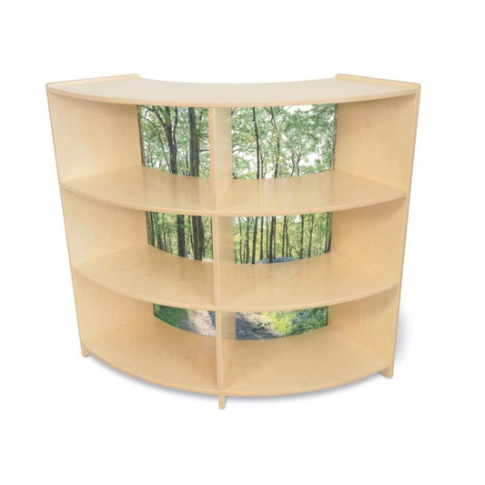 Whitney Brothers Nature View Serenity Curve-In Cabinet