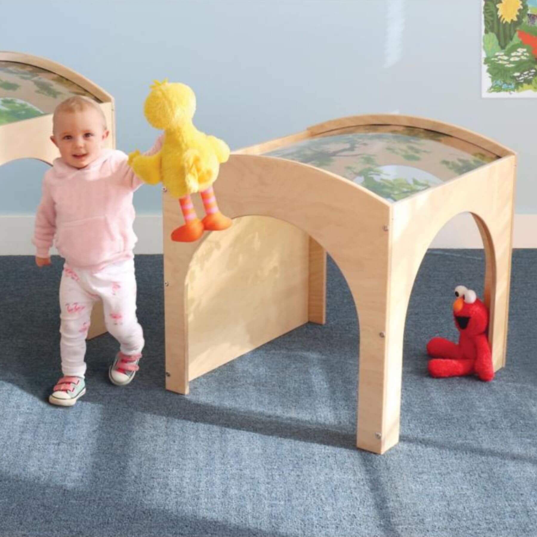 Girl Playing at Whitney Brothers Nature View Toddler Reading Retreat