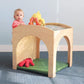 Girl Playing Whitney Brothers Nature View Toddler Reading Retreat Set