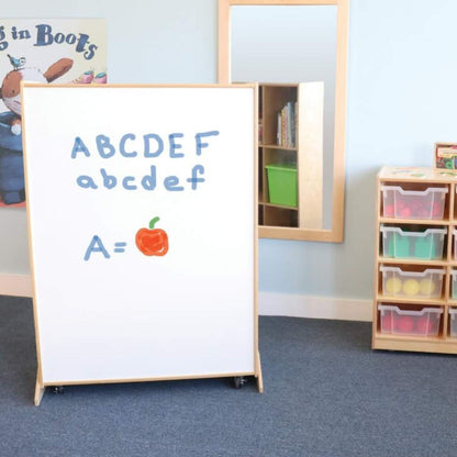 Board Side of Whitney Brothers Nine Cubby Storage And Teaching Center