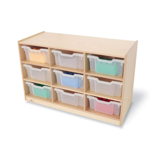 Whitney Brothers Nine Tray Mobile Storage Cabinet