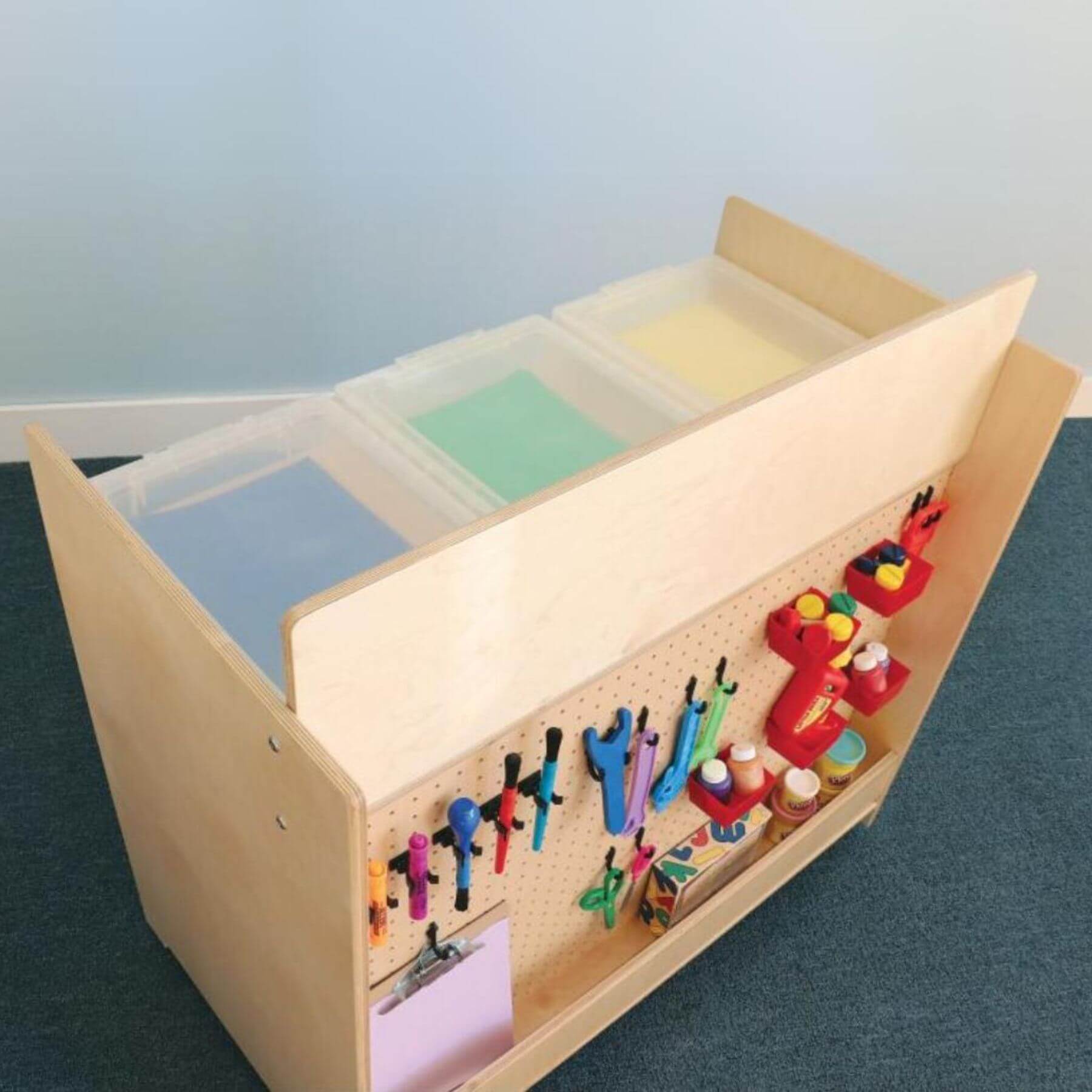 Top View of Whitney Brothers Preschool STEM Cart