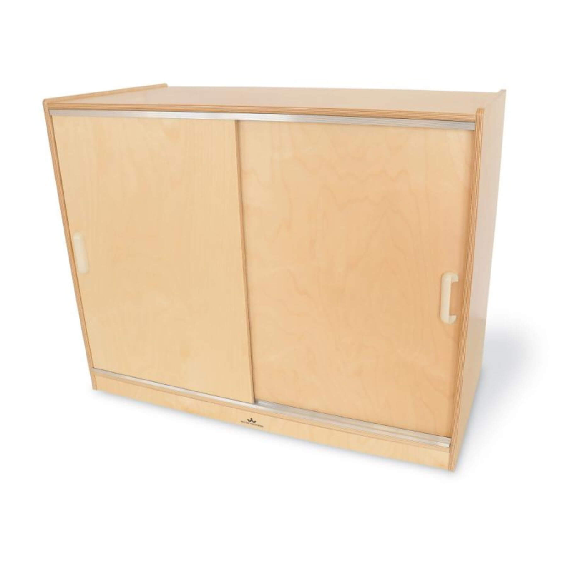 Whitney Brothers Sliding Doors Storage Cabinet