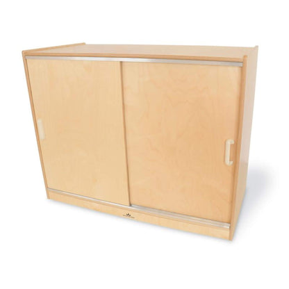 Whitney Brothers Sliding Doors Storage Cabinet