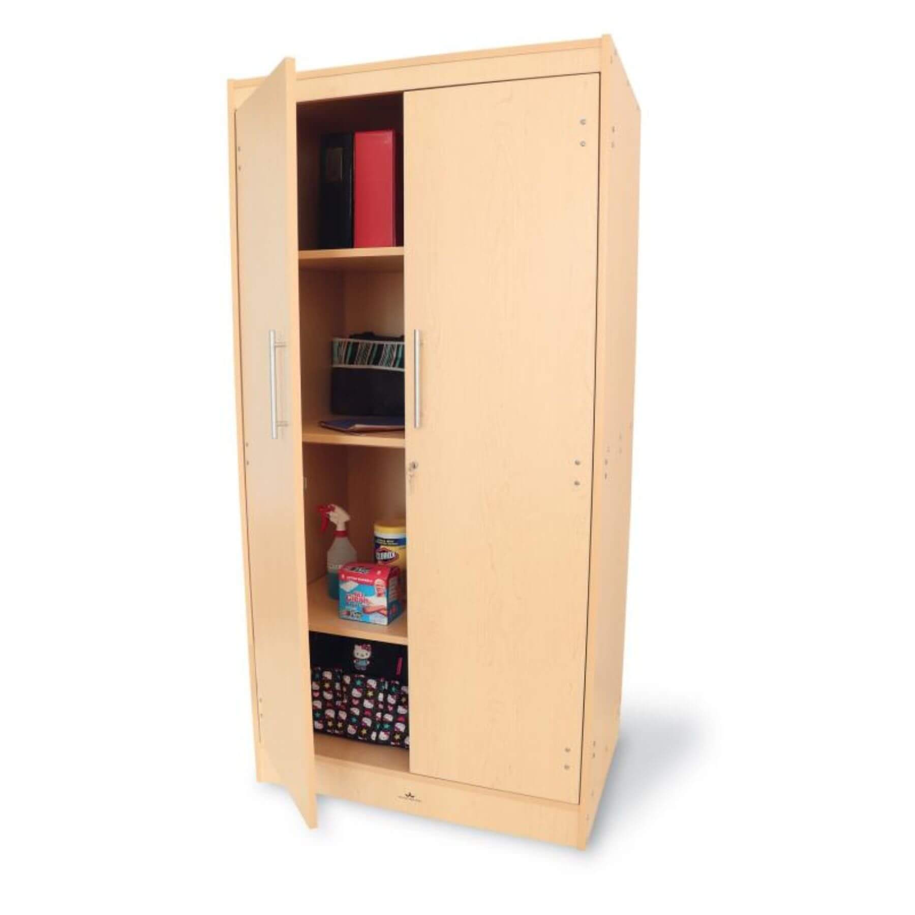 Whitney Brothers Tall And Wide Storage Cabinet